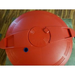 Microwavable Red pressure cooker